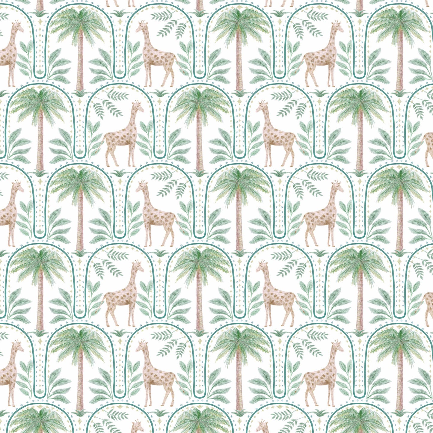 tropical chic giraffe