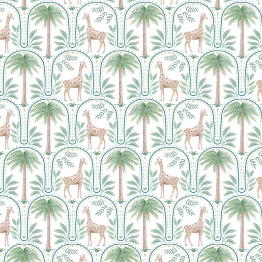 tropical chic giraffe