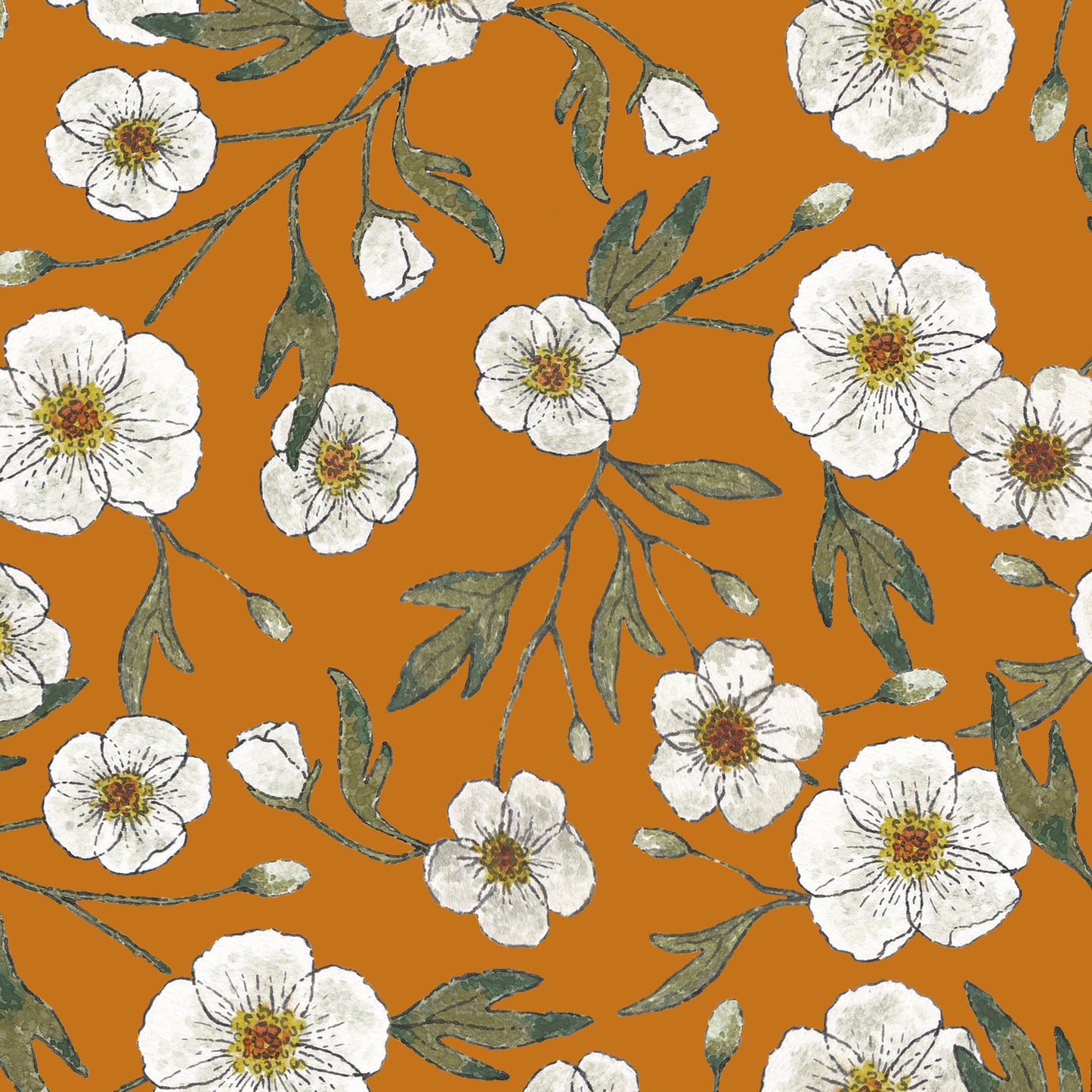trama floral